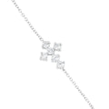 Pulsera Selene de Oro Blanco 14k con Diamantes de Laboratorio