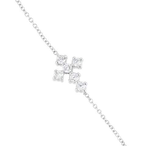 Pulsera Selene de Oro Blanco 14k con Diamantes de Laboratorio