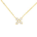Dije Cieli de Oro Amarillo 14k con Diamantes de Laboratorio