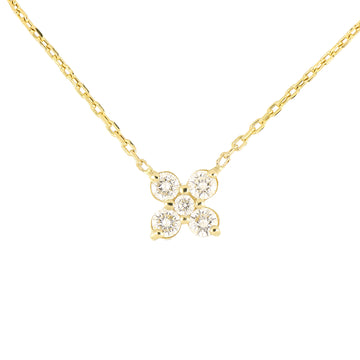 Dije Cieli de Oro Amarillo 14k con Diamantes de Laboratorio