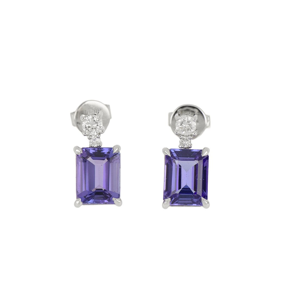 [ID 5786 OT 3811] Elaine Broqueles Tanzanita Tanzanita OB 14K