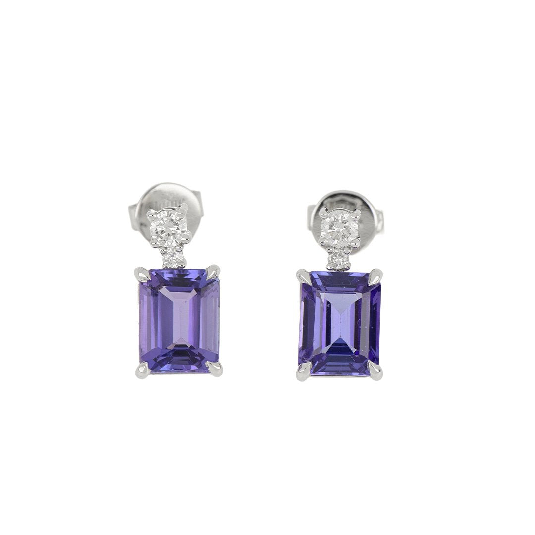 [ID 5786 OT 3811] Elaine Broqueles Tanzanita Tanzanita OB 14K