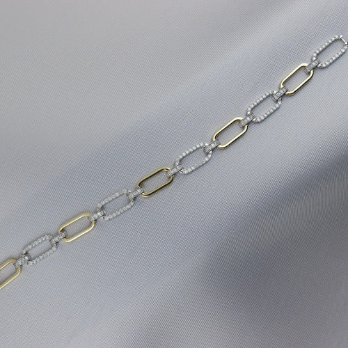 [ML-25775] Elaine Pulsera Tennis ESLABONES 1.04 cts OM 14K
