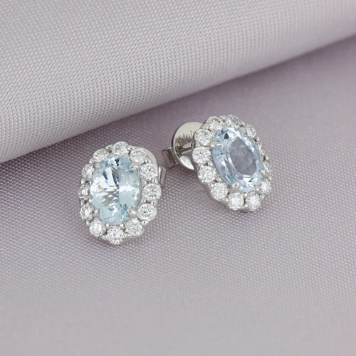 [ML-95754-DUP] Elaine Broqueles Aguamarina Aguamarina OA 14K