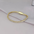 Pulsera Tennis Elaine ¦ Oro 14k · Standard