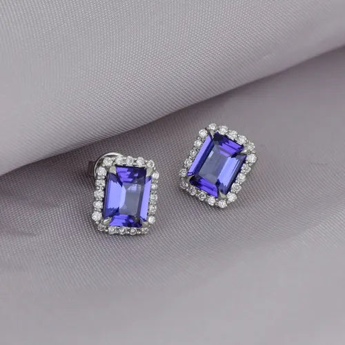 [ML-49577] Elaine Broqueles Biselado con Tanzanita Corte Esmeralda 4.41 cts Tanzanita (Esmeralda) OA 14K