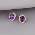 [ML-78448] Elaine Broqueles Biselado Amatista Corte Oval Amatista (Oval) OA 14K
