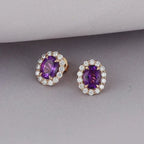[ML-78448] Elaine Broqueles Biselado Amatista Corte Oval Amatista (Oval) OA 14K