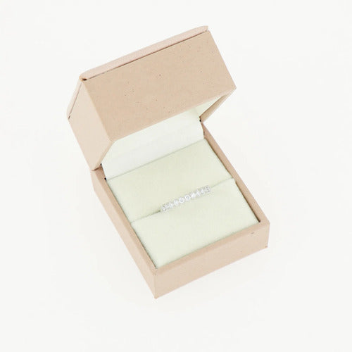 Anillo Churumbela ¦ Oro Blanco · Chica