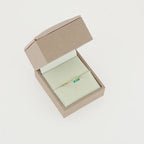 Anillo Felicia ¦ Esmeralda · Oro Amarillo