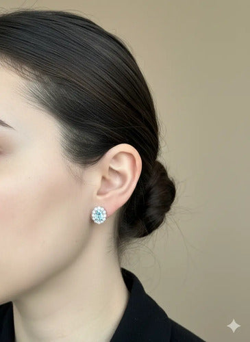 [ML-95754-DUP] Elaine Broqueles Aguamarina Aguamarina OA 14K