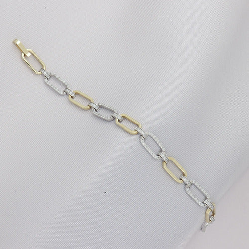 [ML-25775] Elaine Pulsera Tennis ESLABONES 1.04 cts OM 14K