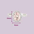 [ML-56861-DUP] Elaine Anillo Morganita Morganita OB 14K
