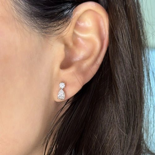 [EN-BR-CM-DL-OB-01] Elaine Broqueles Goccia Cima 0.97 cts OB 14K