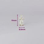 [EN-BR-GC-DL-OA-01] Elaine Broqueles Goccia 1.04 cts OA 14K