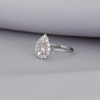 [ML-56861] Elaine Anillo Biselado Morganita Oval 1.15 cts Morganita (Oval) OB 14K