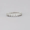 Churumbela Elaine Grande de Oro Blanco 14k con Diamantes de Laboratorio