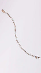 Pulsera Tennis Elaine ¦ Oro 14k · Premium