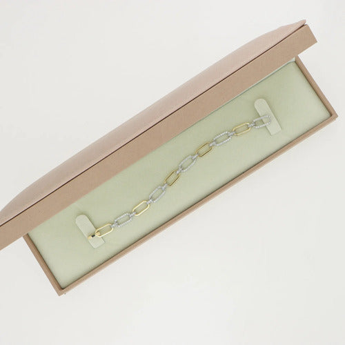 [ML-25775] Elaine Pulsera Tennis ESLABONES 1.04 cts OM 14K