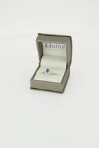[ML-64213] Elaine Anillo Biselado corte Esmeralda 0.90 cts Amatista (Esmeralda) OB 14K