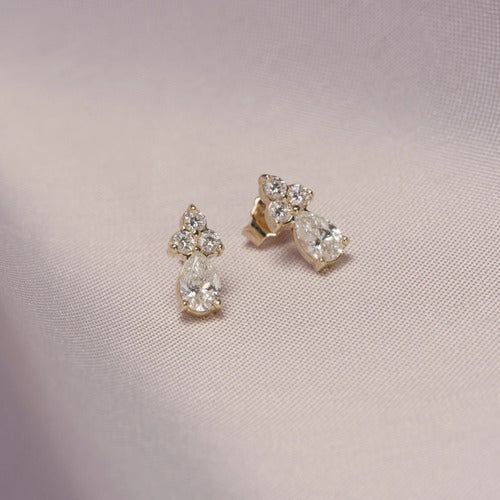 [EN-BR-GC-DL-OA-01] Elaine Broqueles Goccia 1.04 cts OA 14K