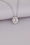 [ML-73926] Elaine Dije Biselado Oval Morganita (Oval) OB 14K