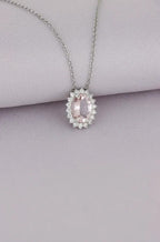 [ML-73926] Elaine Dije Biselado Oval Morganita (Oval) OB 14K