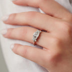 [EN-AN-CI-DL-OB-01] Elaine Anillo Cieli 0.97 cts OB 14K