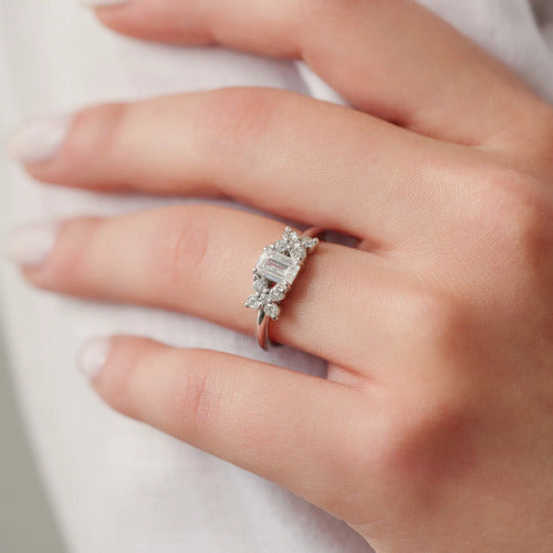 [EN-AN-CI-DL-OB-01] Elaine Anillo Cieli 0.97 cts OB 14K