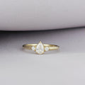 [EN-AN-GC-DL-OA-01] Elaine Anillo Goccia 0.38 cts OA 14K