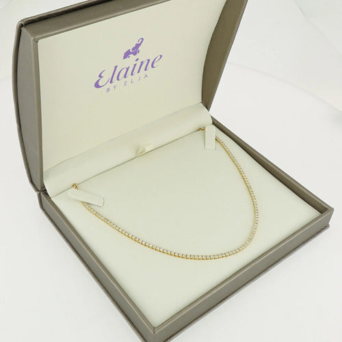 Gargantilla Tennis Elaine ¦ Diam Nat · Premium
