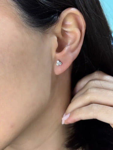 [EN-PC-TR-DL-OB-01] Elaine Piercings Tré 0.20 cts OB 14K