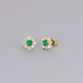 [EN-BR-IR-ES-OA-01] Elaine Broqueles Iris con Esmeralda 1.22 cts Esmeralda OA 14K
