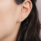 [EN-PC-TR-DL-OB-01] Elaine Piercings Tré 0.20 cts OB 14K