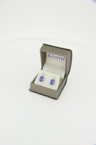Aretes Tanzanita Diam Natural ¦ Premium · Quilataje superior