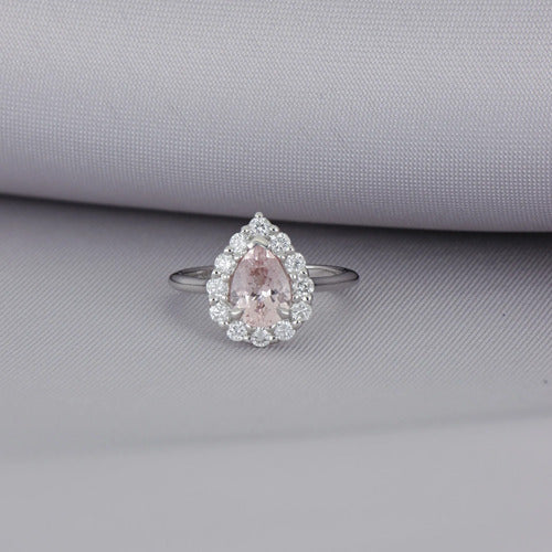 [ML-56861] Elaine Anillo Biselado Morganita Oval 1.15 cts Morganita (Oval) OB 14K