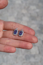 [ML-66907] Elaine Broqueles Biselados Tanzanita corte Esmeralda 2.50 cts Tanzanita (Esmeralda) OB 14K