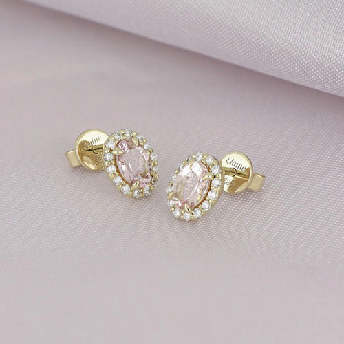 [ML-03146] Elaine Broqueles Morganita Ovales Biselados 1.70 cts Morganita OA 14K