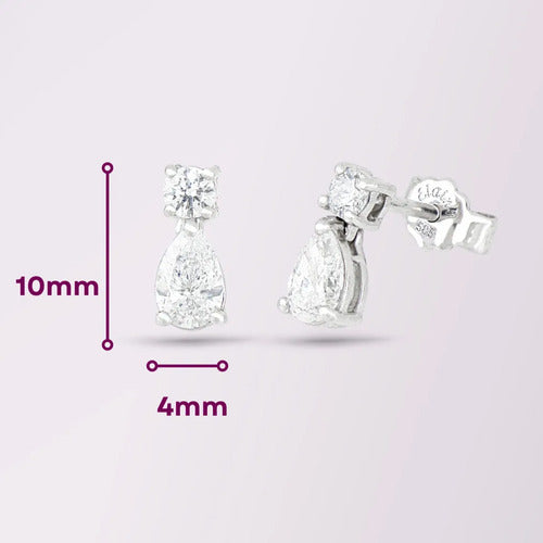[EN-BR-CM-DL-OB-01] Elaine Broqueles Goccia Cima 0.97 cts OB 14K