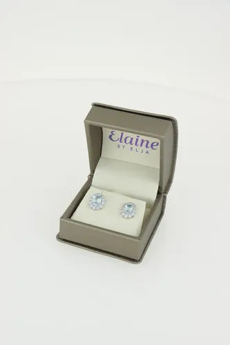 [ML-95754-DUP] Elaine Broqueles Aguamarina Aguamarina OA 14K