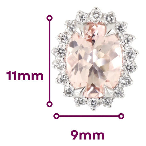 [ML-39465] Elaine Broqueles Morganita Biselados 2.53 cts Morganita OB 14K
