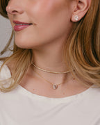 [ID 5012 OT 4764] Elaine Collar Tennis Necklace 6.34 cts OB 14K