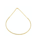 [ID 5012 OT 4764] Elaine Collar Tennis Necklace 6.34 cts OB 14K