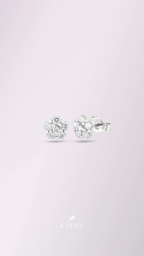 [EN-BR-FL-DL-OB-02] Elaine Broqueles Flor Mar 0.55 cts OB 14K