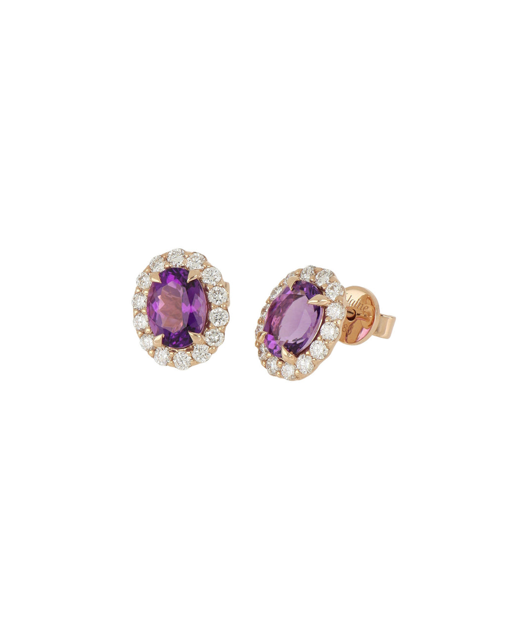 [ID 5841 OT 5691] Elaine Broqueles Amatista Oval Amatista (Oval) OR 14K