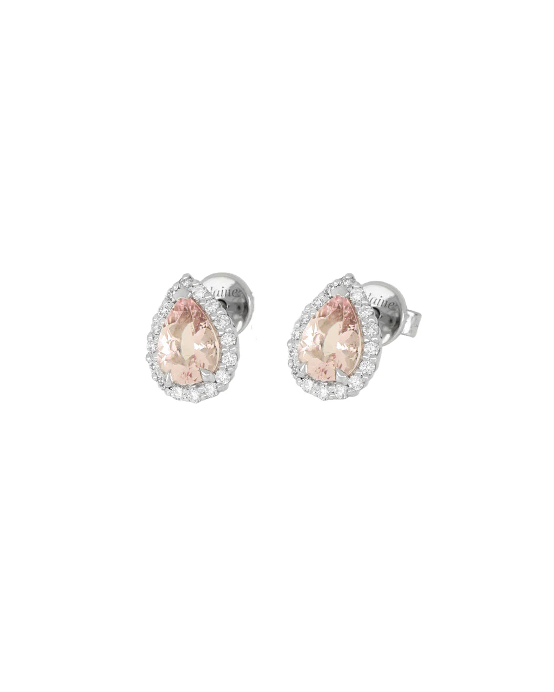 Aretes Broqueles Morganita ¦ Forma Gota