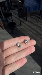 Aretes Broqueles Morganita ¦ Forma Oval