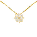 Dije Fiore de Oro Amarillo 14k con Diamantes de Laboratorio